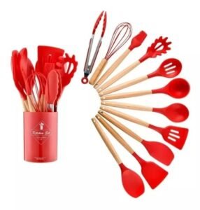 UTENSILIOS COCINA SILICONA 12pcs
