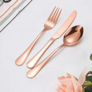 SET CUBIERTOS Y CUCHILLOS X24 PIEZAS