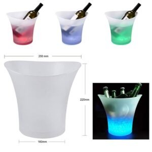 HIELERA CON LUZ Y PARLANTE BLUETOOTH 7Litros ALTA