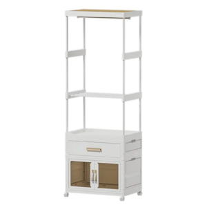 ORGANIZADOR ARMARIO PLEGABLE PLASTICO MULTIFUNCIONAL 54x34x177CM