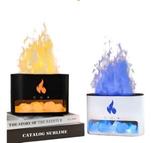 HUMIDIFICADOR CHIMENEA DIFUSOR DE AROMAS LUZ LED