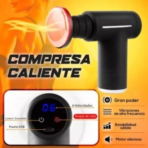 PISTOLA DE MASAJES FRIO / CALOR RECARGABLE