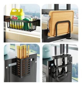 PLATERO ESCURRIDOR DOBLE GABINETE ACERO 85CM