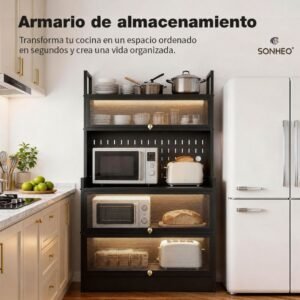 PLATERO ORGANIZADOR MULTIFUNCIONAL 3 GABINETES 150CMx80CMx38CM