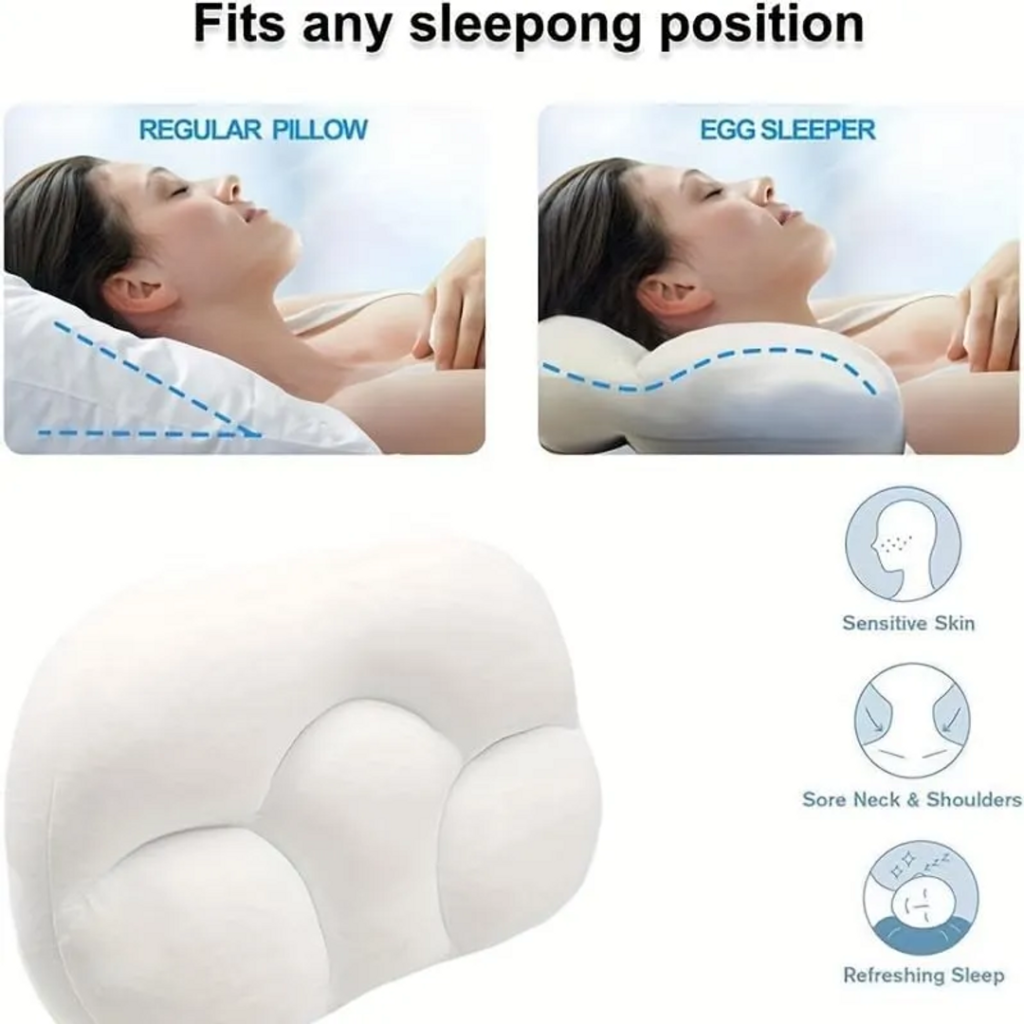 Almohada Cojin Ergonomico Microairbeads