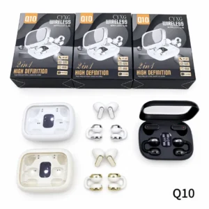 AUDIFONOS INALAMBRICOS 2 EN 1 Q10 ALTA DEFINICION