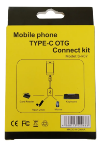 CABLE OTG USB A TIPO C TELEFONO MOVIL