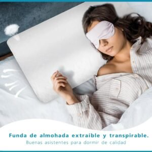 AlMOHADA PROTECCION CUELLO MEMORY FOAM ORTOPEDICA GEL ESPUMA