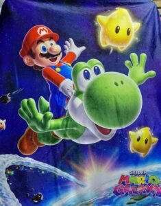 COBIJA FRAZADA SUAVE TERMICA AFELPADA SUPER MARIO BROS