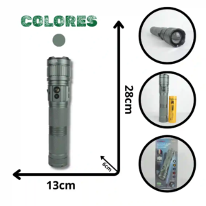LINTERNA TACTICA GRANDE POTENTE COBA CB-G910