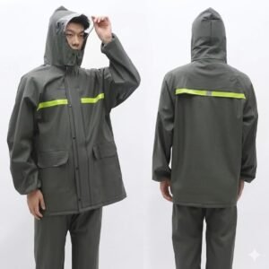 IMPERMEABLE NEGRO FUNDA CALIDAD REFLECTOR TALLA XL