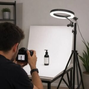 ARO DE LUZ LED TRIPODE RGB 10 PULGADAS FILL LIGHT MJ-26