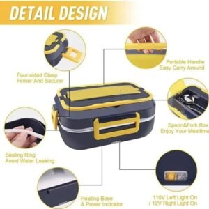 LONCHERA TERMICA ELECTRICA LUNCH BOX 1.5L CARRO