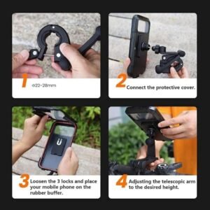 HOLDER MOTO SOPORTE PARA CELULAR CY-N5