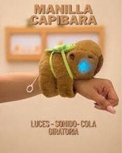 CAPIBARA MANILLA LUZ SONIDO MOVIMIENTO