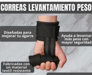 MUÑEQUERA CORREA STRAPS PARA GYM